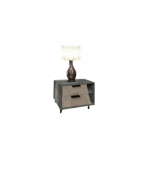 TABLE DE NUIT CASTALA REF 270 RIGHT 2 TIRS GREY